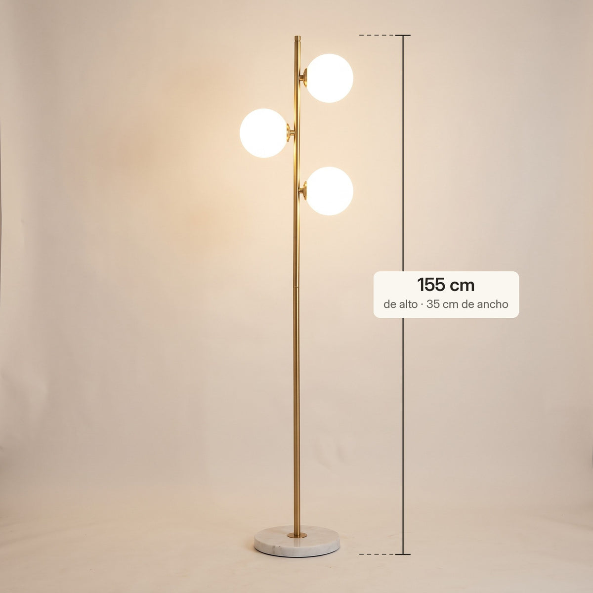 Medidas de Lunas: 155 cm de alto y 35 cm de ancho