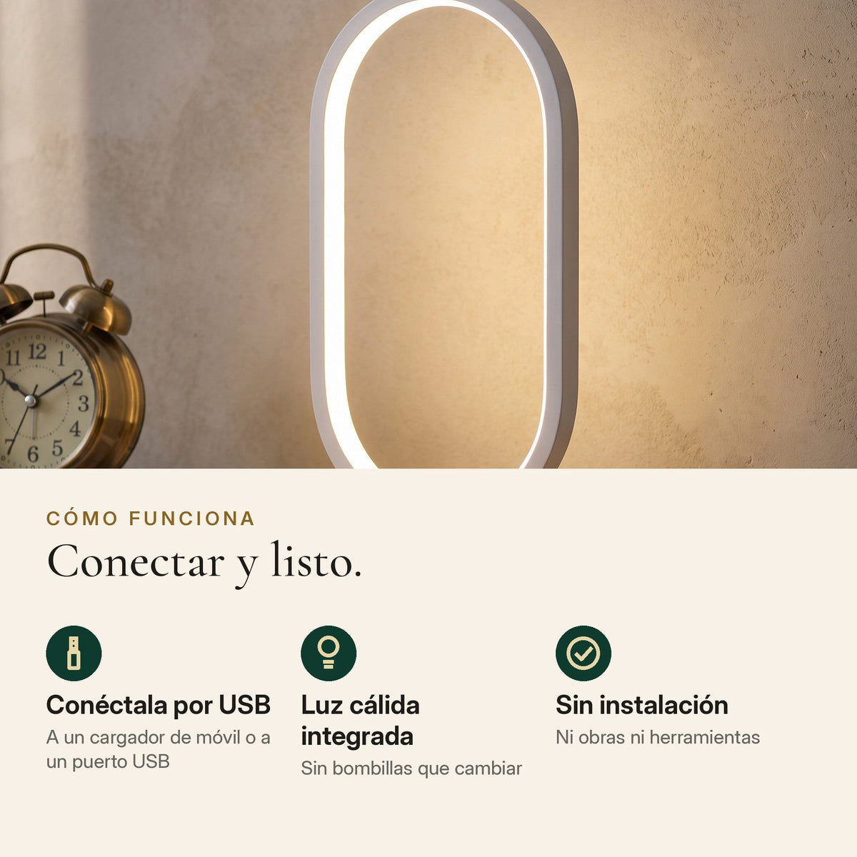 Cómo funciona Óvalo: por USB y sin instalación